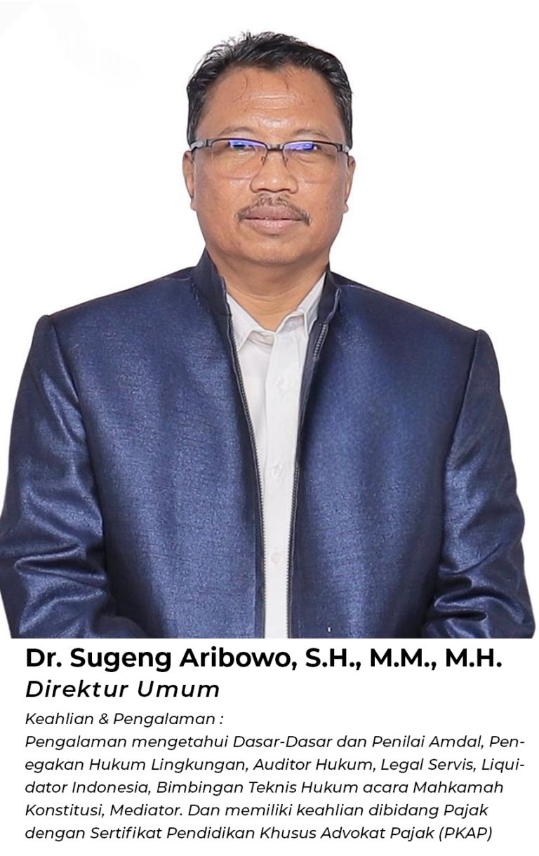 Dr Sugeng Aribowo, S.H., M.M., M.H.